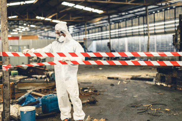 Professional Hoarding Cleanup technician working in Vauxhall, NJ
